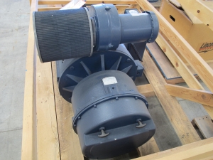 MOTOR, ELECTRIC TYPE, 60 HORSEPOWER, 460/3/60 ELEC RATING, 900 RPM, 405T FRAME, 80 AMPS, TEBC ENCLOSURE, INVERTER, PREMIUM SEVIRE DUTY, 1.0 SERVICE FACTOR. ACCESSORY HOIST, CLASS H INSUL, 435 AMPLR, RADIAL BLOWER, LAKESHORE SL56 ENCODER 1024PPR, 110V/126W HEATER. NEMA4 DISK BRAKE, 1400LB 86,000 SERIES460/1/60 W/HEATER, CLASS H. PART # 405THFS8108 (W-44) LOADING & HANDLING FEE $15-